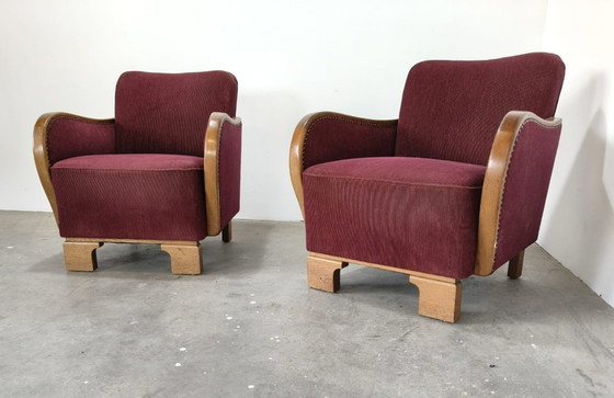 Image 1 of Art Deco cocktail stoelen