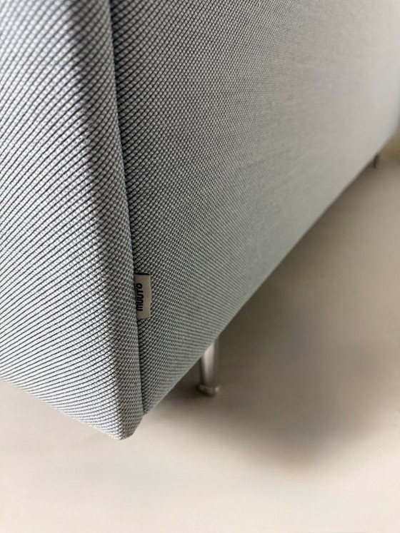 Image 1 of 2x Muuto Modell Outline Sofa 3 Sitzer Blau Stoff