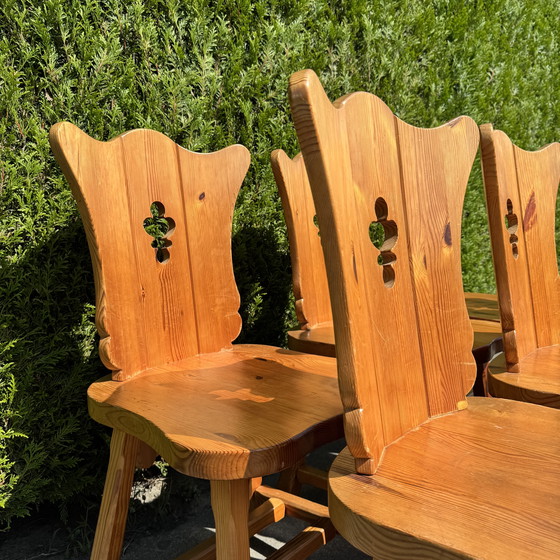 Image 1 of Set van 6 vintage stoelen