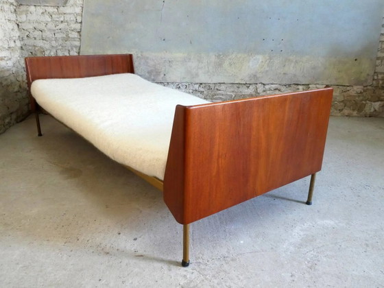 Daybed en teck, Danemark, 1960 – Matelas et sommiers, Scandinavian (photo 4 of 11)
