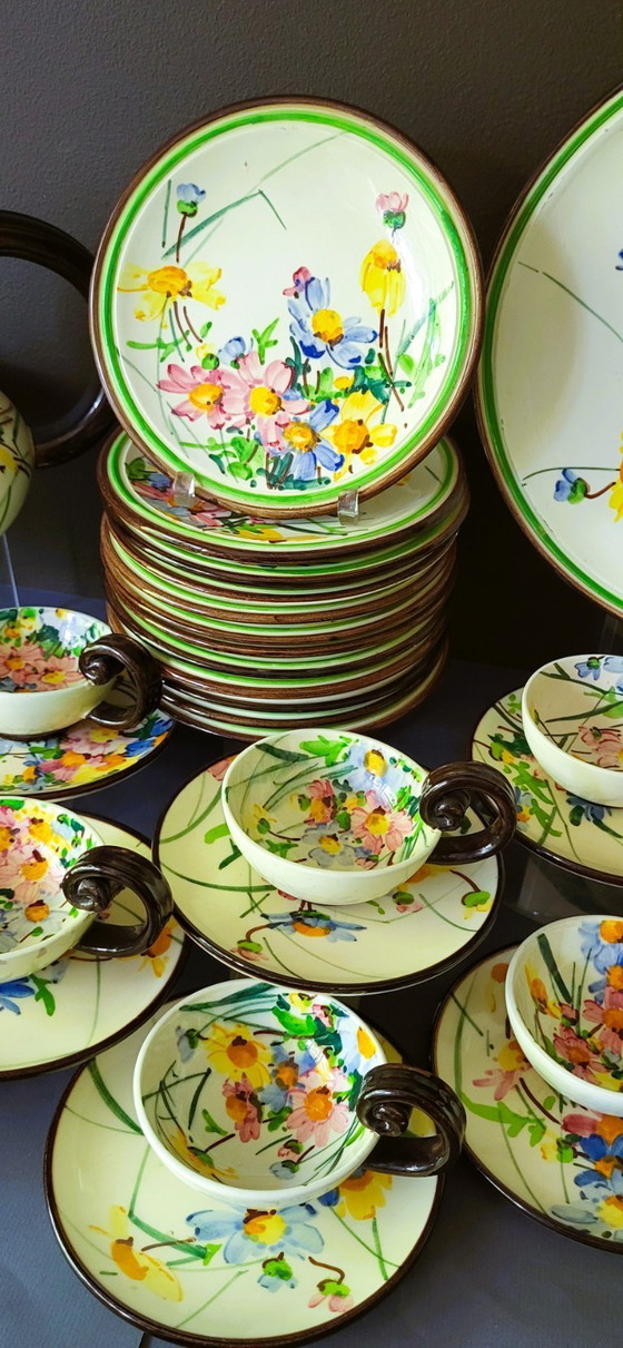 Image 1 of Tea/coffee service for 12 people, Giraud Vallauris, 50 minutes