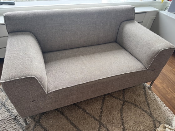 Canapé 2,5 places et causeuse 2 places Design on Stock BLOQ – Metal, Textile (photo 8 of 11)