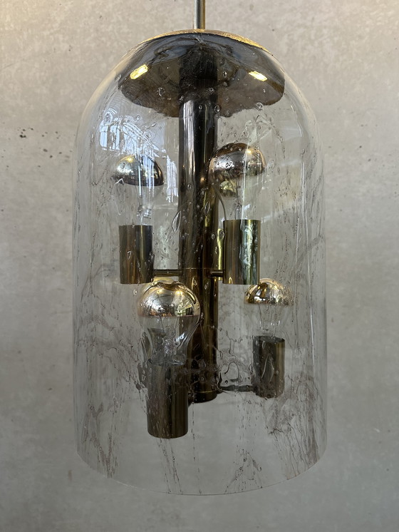 Image 1 of Vintage hanging lamp - Doria Leuchten 1960's