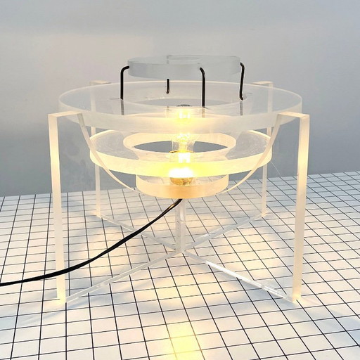 Sculptural Table Lamp in Acrylic, 1970s