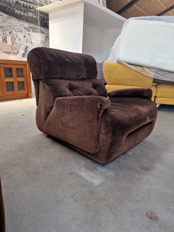 Image 1 of Chaises de salon modulaires design italien vintage 1970's