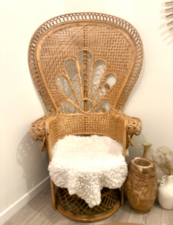 Image 1 of Sedia vintage Peacock "anni '70"