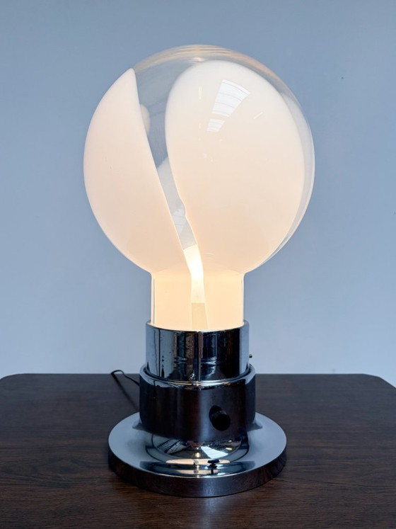 Lampada da tavolo italiana in vetro di Murano 52 cm, anni '70 – Lampade da tavolo, Metallo (photo 2 of 14)