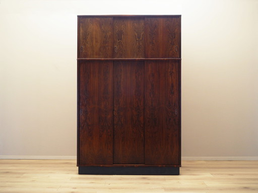 Rosewood Wardrobe, Danish Design, 1970s, Production: Denmark