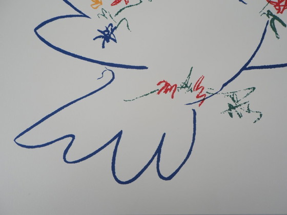 Pablo Picasso: Dove with Flowering Branches, Signed Lithograph – Lithographs & prints, Paper (photo 5 of 8)