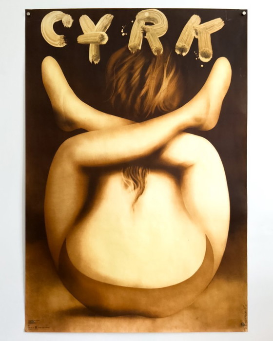 Image 1 of 🎪 Cyrk – 1978 – Original B1 Poster by Jerzy Czerniawski | 98 × 68 cm | Poland 