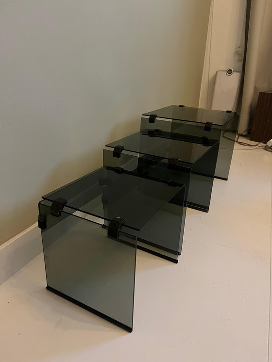 Image 1 of Vintage 70s Space Age Mimiset rookglas