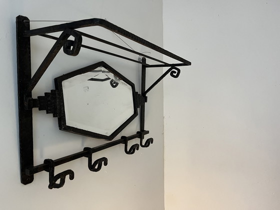 Image 1 of appendiabiti in stile Art Déco