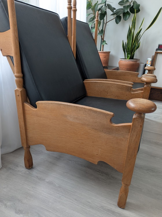 Image 1 of Vintage sculpturale 'Siegfried' loungestoelen van Abraham Sprij, jaren 60.