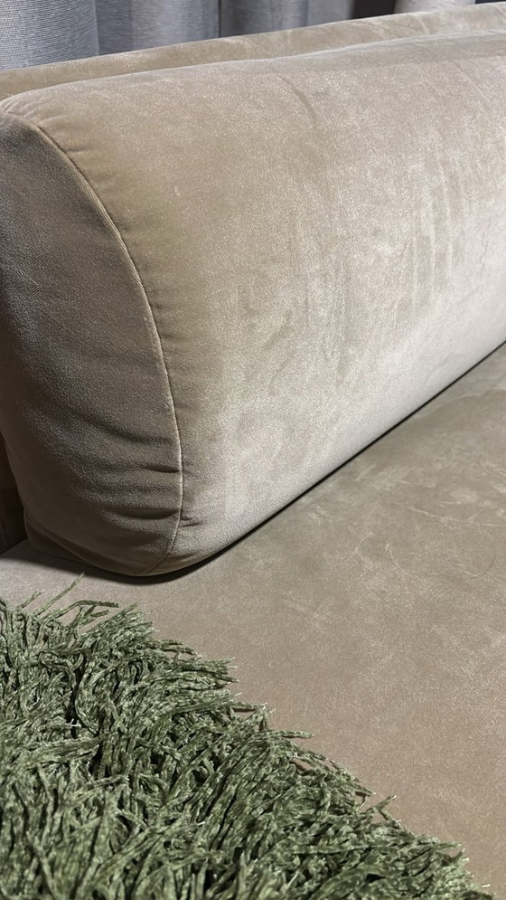 Fest Bolster Ecksofa mit Longchair links, Royal Beige, Stoff, Modern (Foto 3 von 5)
