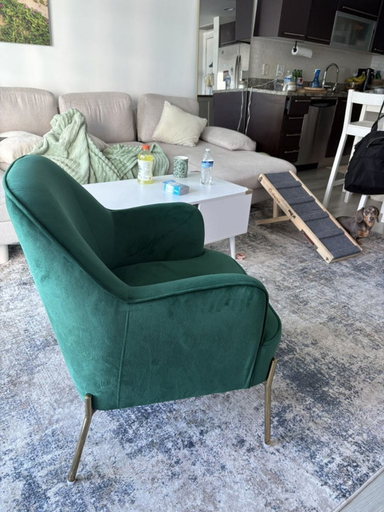 Image 1 of sedia verde