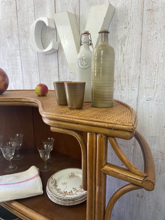 Image 1 of Vintage rotan bar