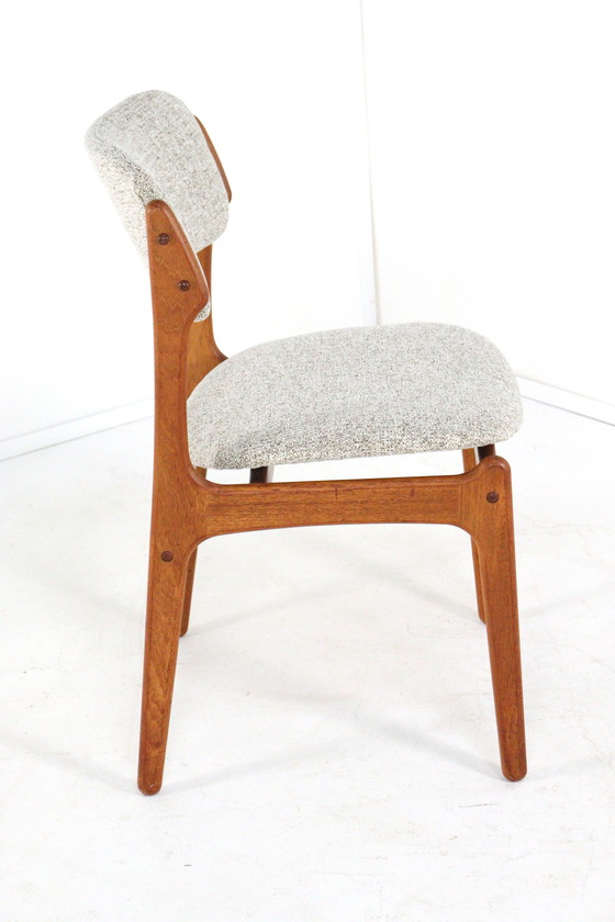 Image 1 of 6x Erik Buch per O.D. sedie mobler vintage ridipinto