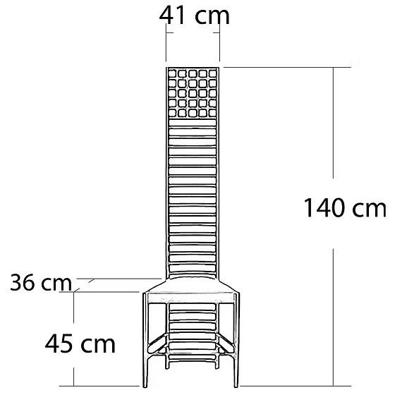Image 1 of Der legendäre Hill House I-Sessel (1902), entworfen von Charles Rennie Mackintosh für Hill House.