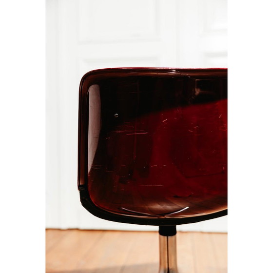 Fauteuil de bureau Modus par Osvaldo Borsani pour Tecno, Italie, 1980. – Chaises de bureau, Metal, Plastic (photo 6 of 9)
