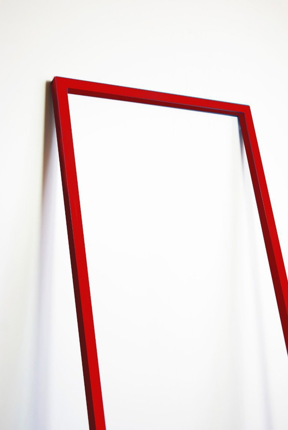 Image 1 of Cornice — Minimalist Floor Light Sculpture in Matte red