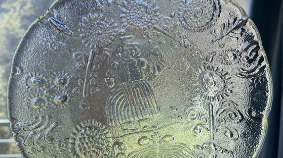 Ciotola in vetro Kosta Boda, design Dalom di Göran Wärff, ciotola vintage svedese in vetro artistico anni (photo 10 of 14)