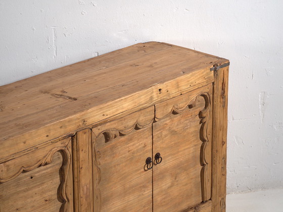 Antique Chinese sideboard with four doors (c.1900) #12 (photo 13 of 40)