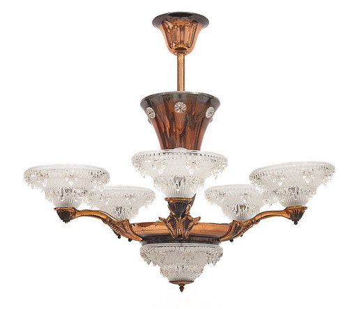EZAN Art Deco 6-lichts kroonluchter