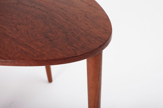 Image 1 of Set of Three Nesting Tables by Beder Trædrejeri, Denmark 1960s