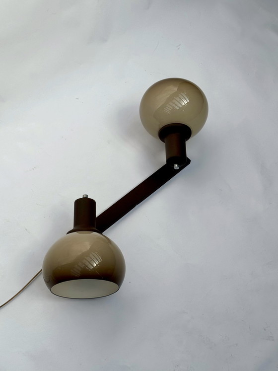 Image 1 of Lampada da parete Herda Mushroom Double Spot Space Age