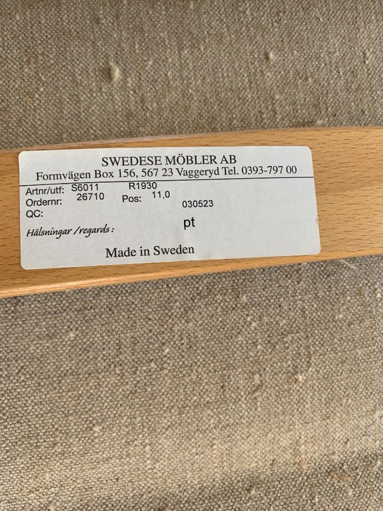 Image 1 of 2x Schwedischer Sessel Modell Meleno hoch.