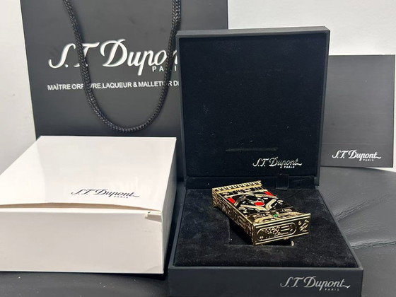 Image 1 of S.T. Dupont – Pharao – Feuerzeug – Vergoldet
