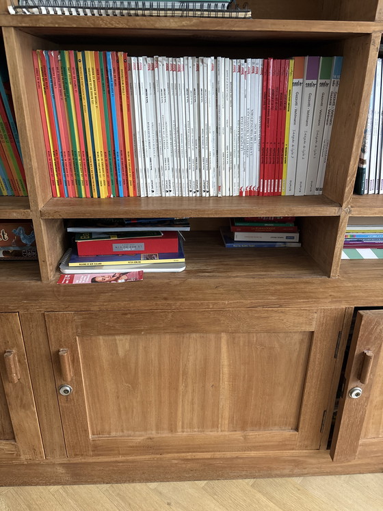 Image 1 of Boekenkast/bibliotheek van teakhout