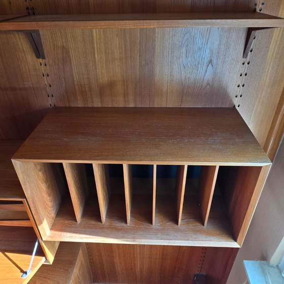 Poul Cadovius Cado Wall System, Teak Veneer, Vintage Danish Design, Wall cabinet, Wood, Brown (photo 28 of 33)