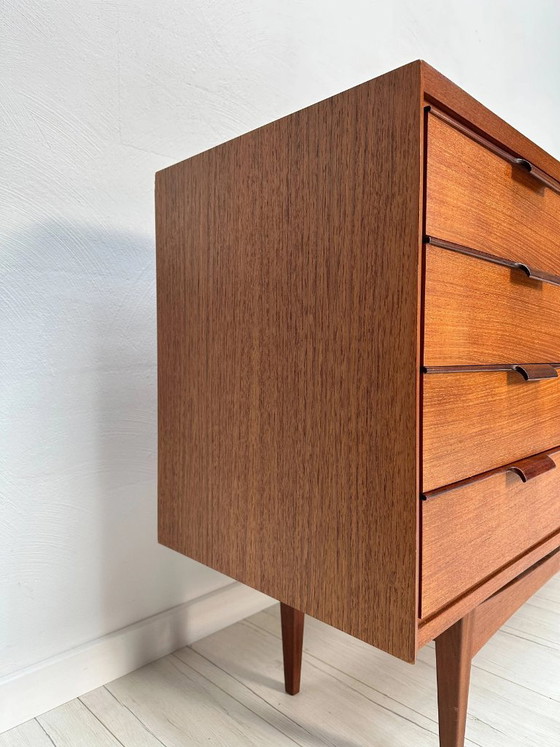 Image 1 of Vintage Large Teak Sideboard, Mid-Century Modern Scandinavian Design, 1960s