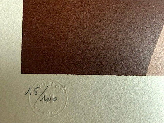 Image 1 of Litografia originale – Natura morta cubista con vaso – Bottega Mourlot