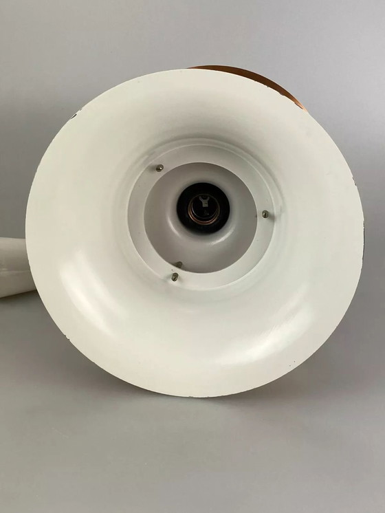 Image 1 of Lampada anni '60 e '70, lampada a sospensione, lampada da soffitto, design spaziale in metallo