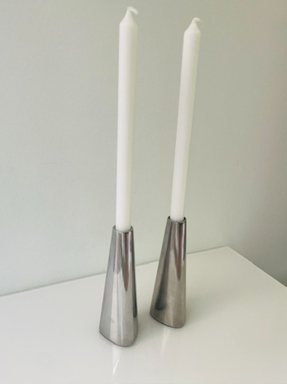 Image 1 of IKEA RENOS kandelaars Ehlén Johansson vintage design set