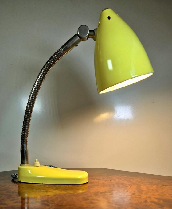 Image 1 of Hala Zeist desk lamp in pastel yellow.