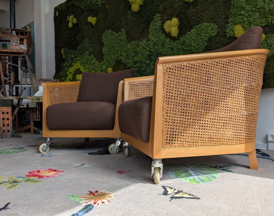 Image 1 of 2x Flexform Mozart armchair