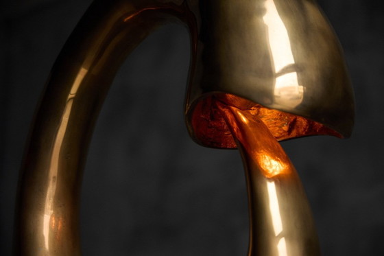 Image 1 of Scultura luminosa in bronzo "Angler" di Carlo Lorenzetti, Italia, 2019