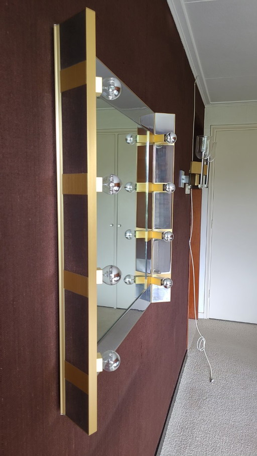 Spiegel mit Beleuchtung Gaétano Sciolari