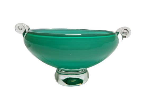 Glazen mand van HSG Tarnowiec, Polen, jaren 70. – Schalen, Glass (photo 8 of 8)