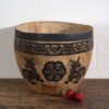 Cesto antico cinese in cartapesta con ritagli di carta neri – Cina, circa 1930 – Oggetti decorativi (photo 9 of 40)