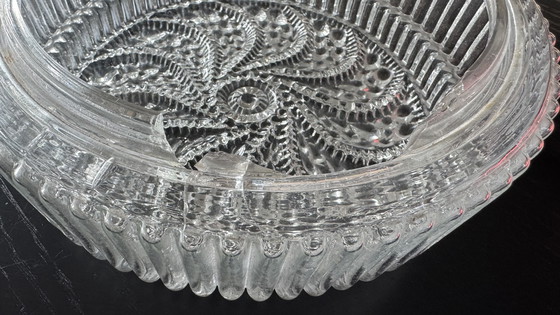 Image 1 of Vintage glazen plafoniere jaren 60 