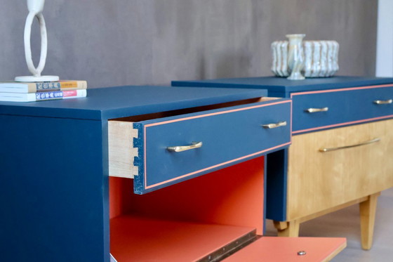 Image 1 of The Tuscan Line Pair – Mid-Century Nightstands