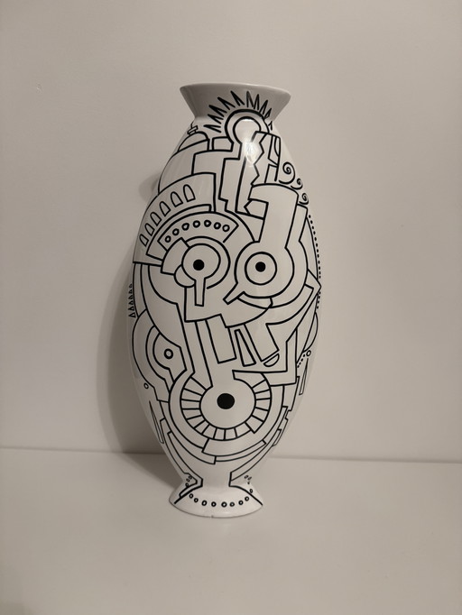 Vase en céramique d'Alessandro Guerriero