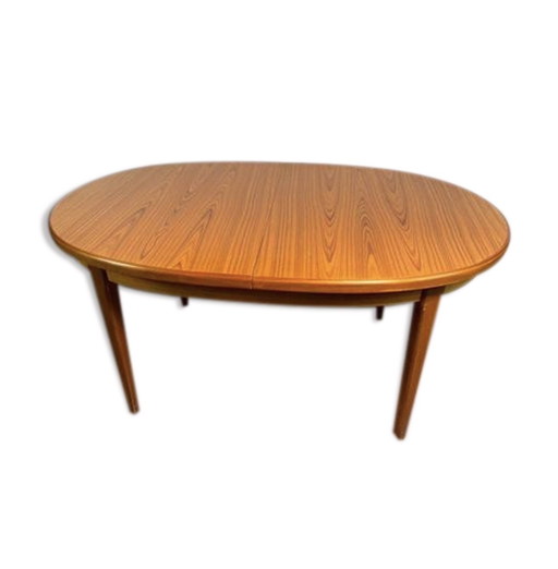 Mid Century Retro Vintage Teak dining table Zebrano Danish design influence 1960  Fantastic mid-century piece