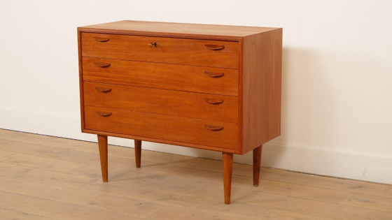 Image 1 of Commode danoise vintage | 4 tiroirs | Teck