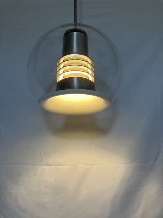 Image 1 of Space age vintage glass pendant lamp by Leclair & Schäfer