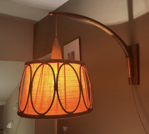 Grote Vintage Deense Wandlamp